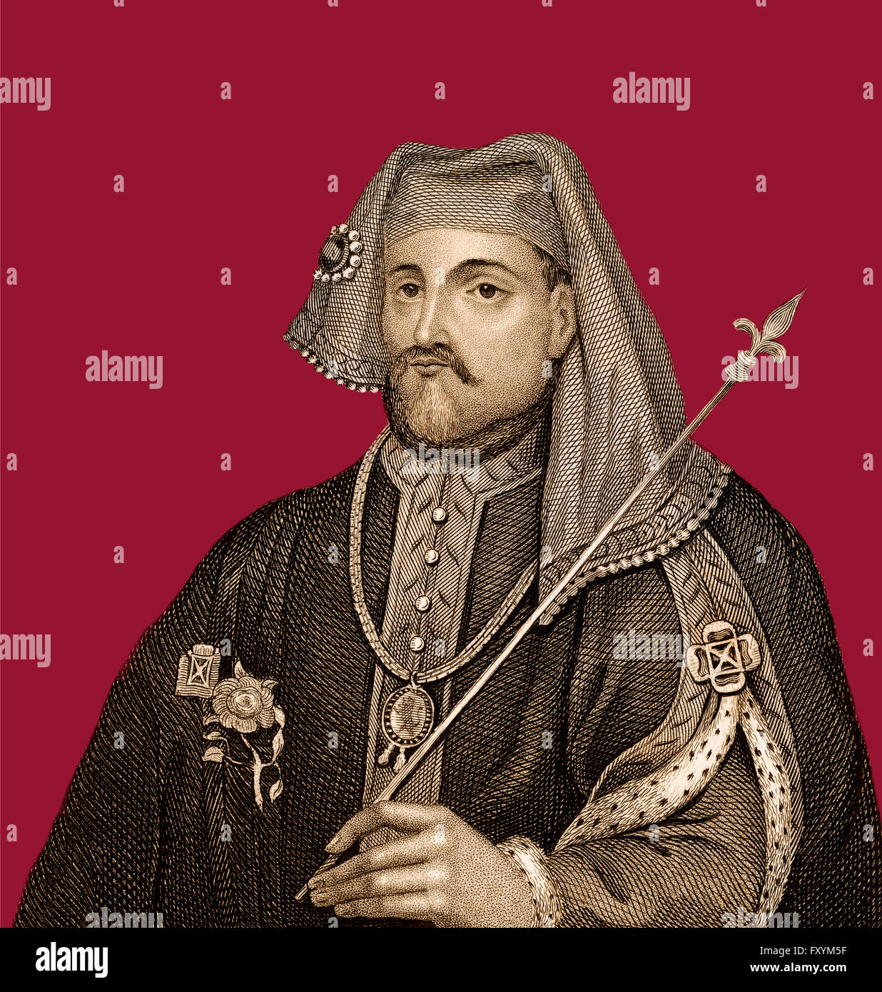 Henry IV or Henry of Bolingbroke, 1367 1413, King of England Stock Photo Alamy