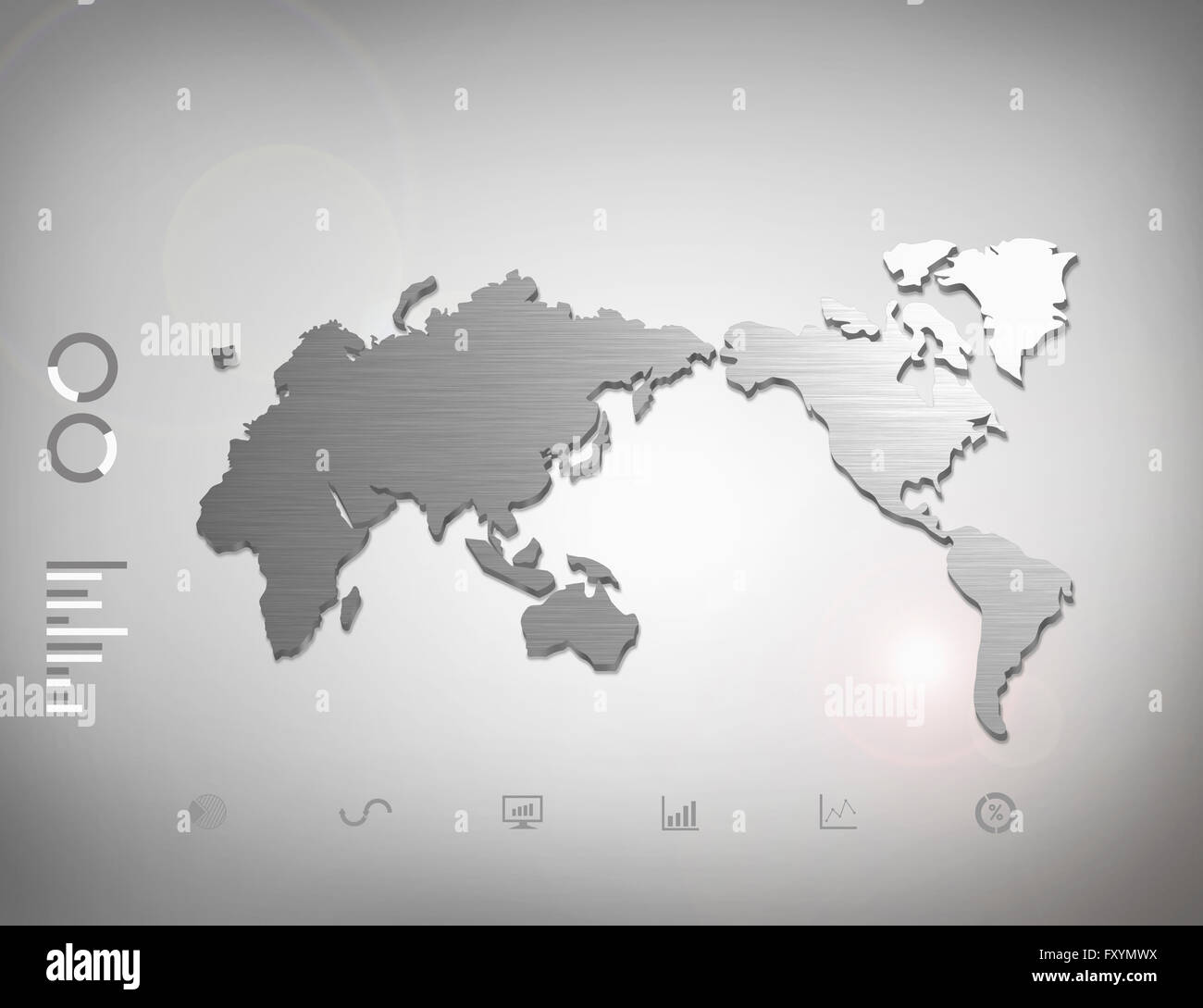 Word map in infographic design with statistic materials representing ...