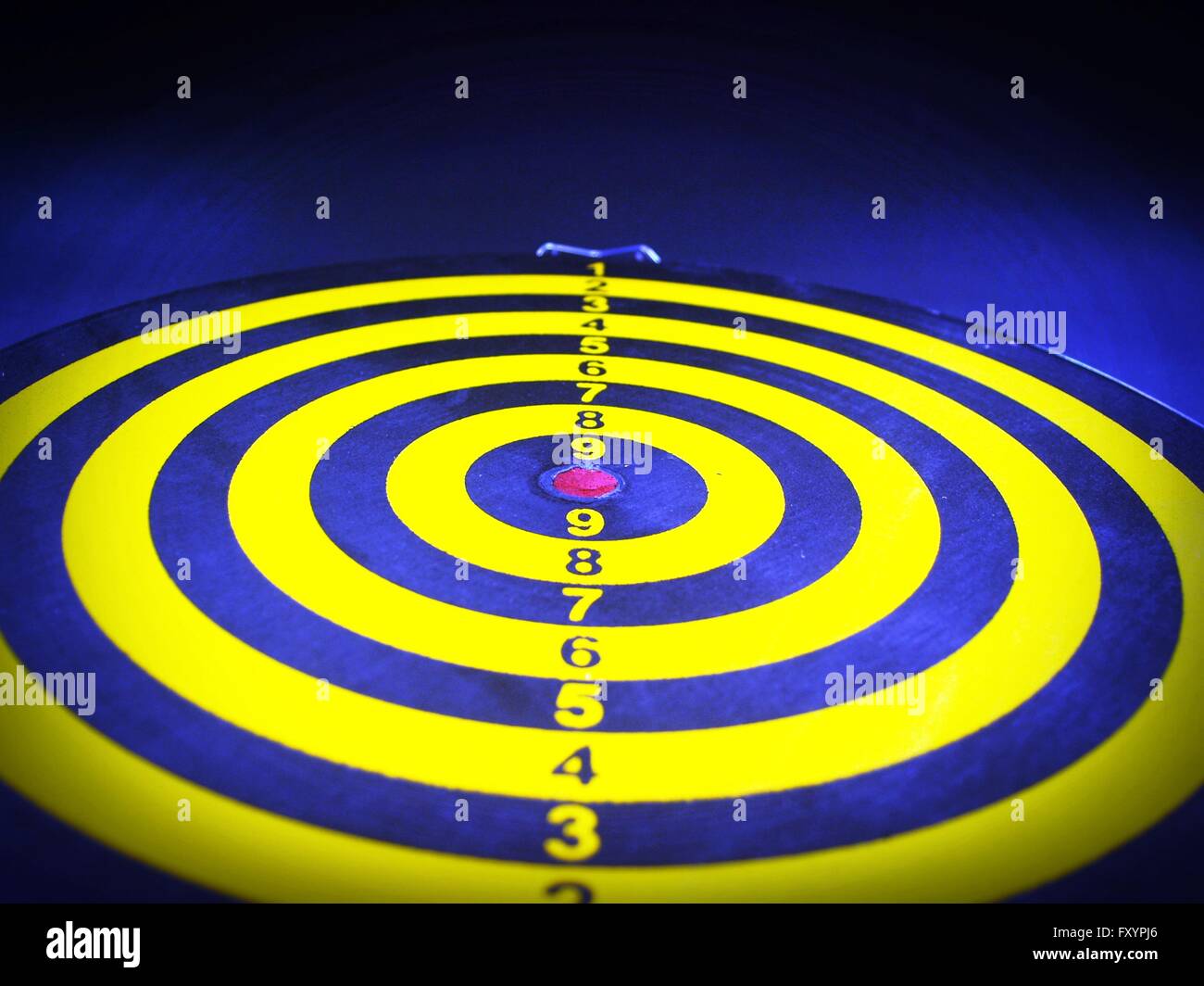 Dartboard target aim goal achievement concept Stock Photo Alamy