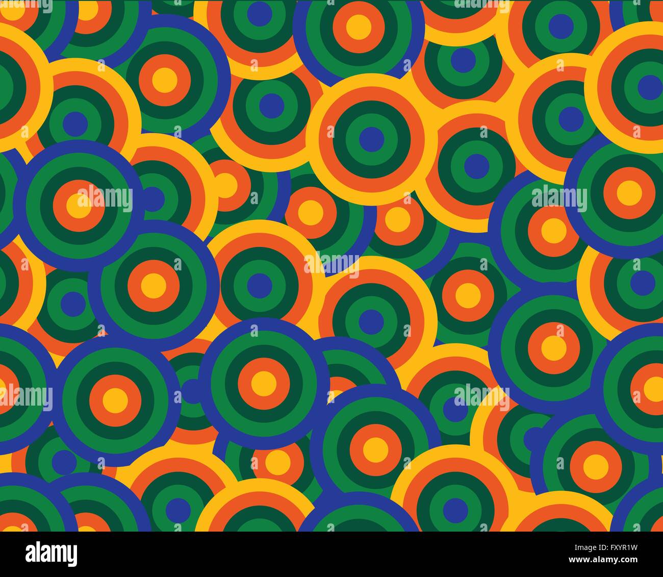 color rounds seamless pattern, vector illustration Stock Vector Image ...