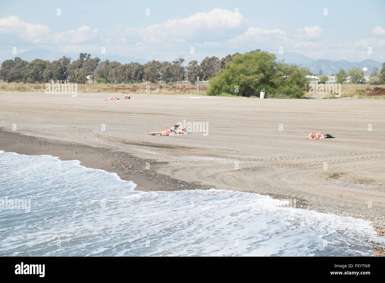 Guadalmar beach. Málaga (southern Spain Stock Photo - Alamy