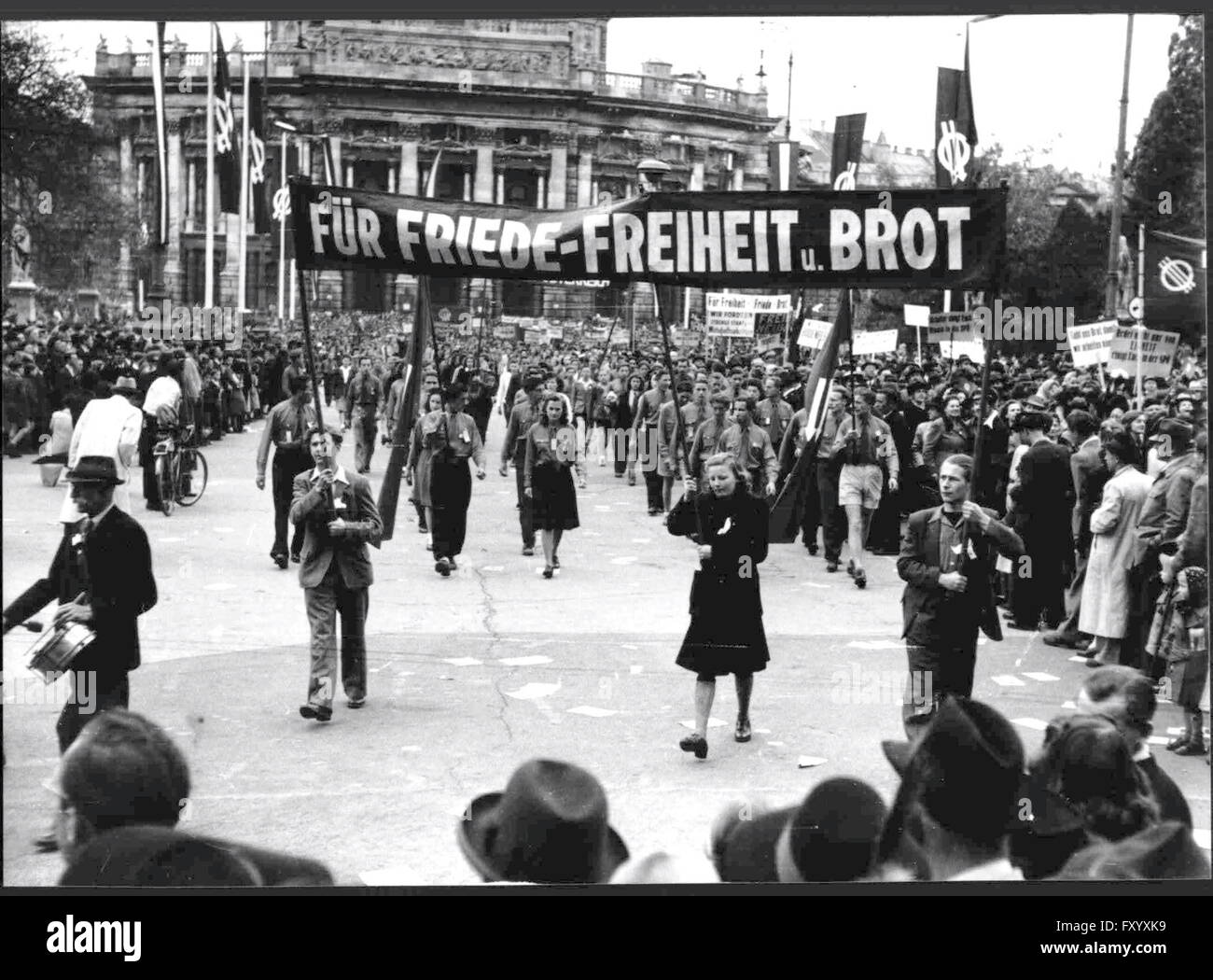 Erster Mai 1947 Stock Photo