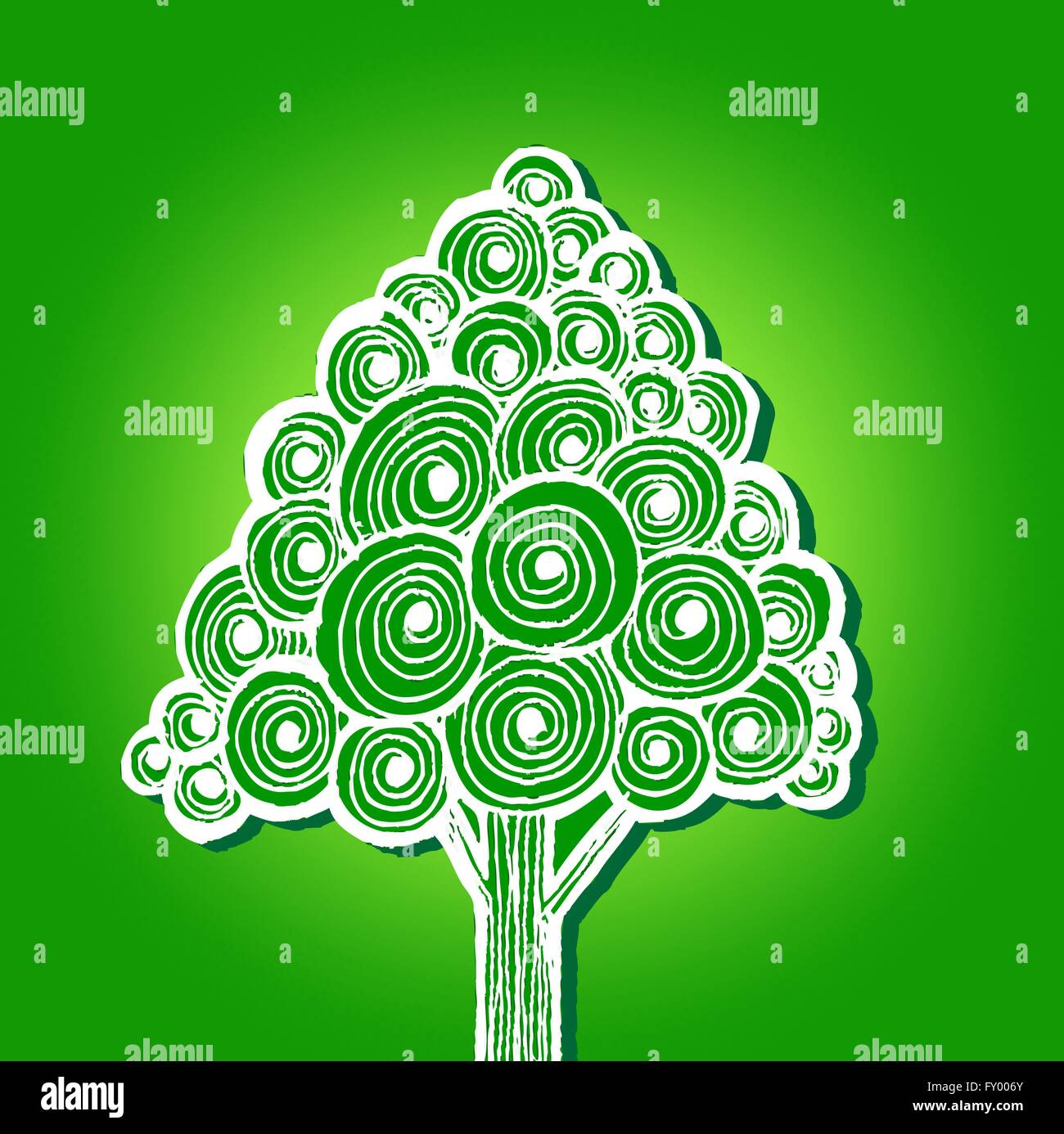 Set Of Trees With Leaves Stock Vector Image Art Alamy
