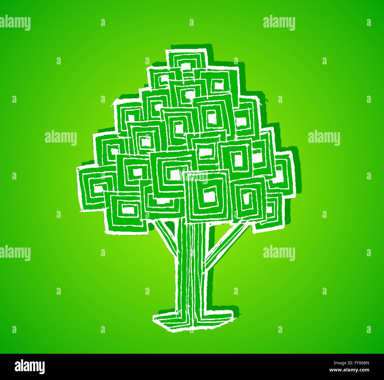 Set Of Trees With Leaves Stock Vector Image Art Alamy