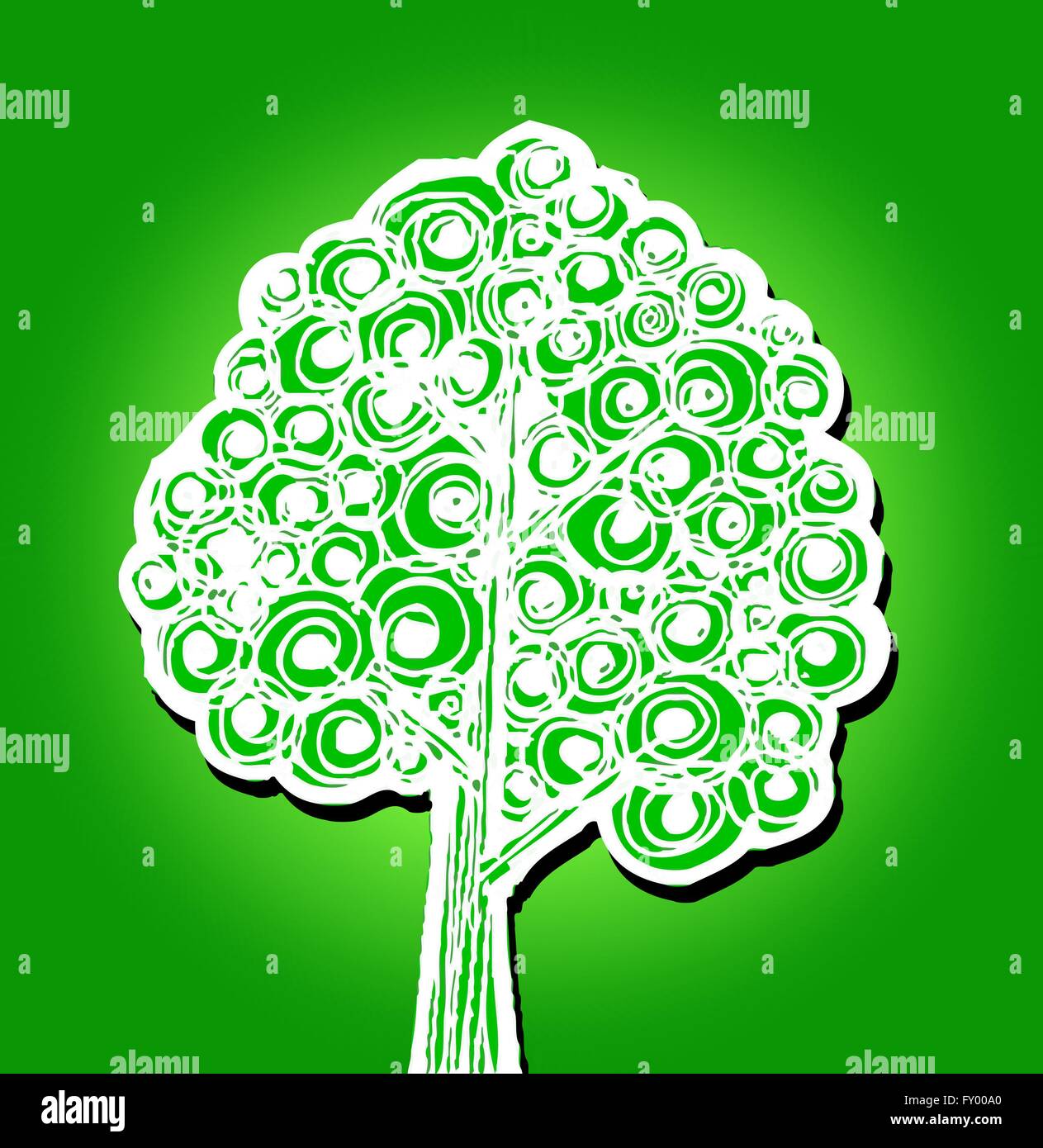 Teak wood trees Stock Vector Images - Alamy