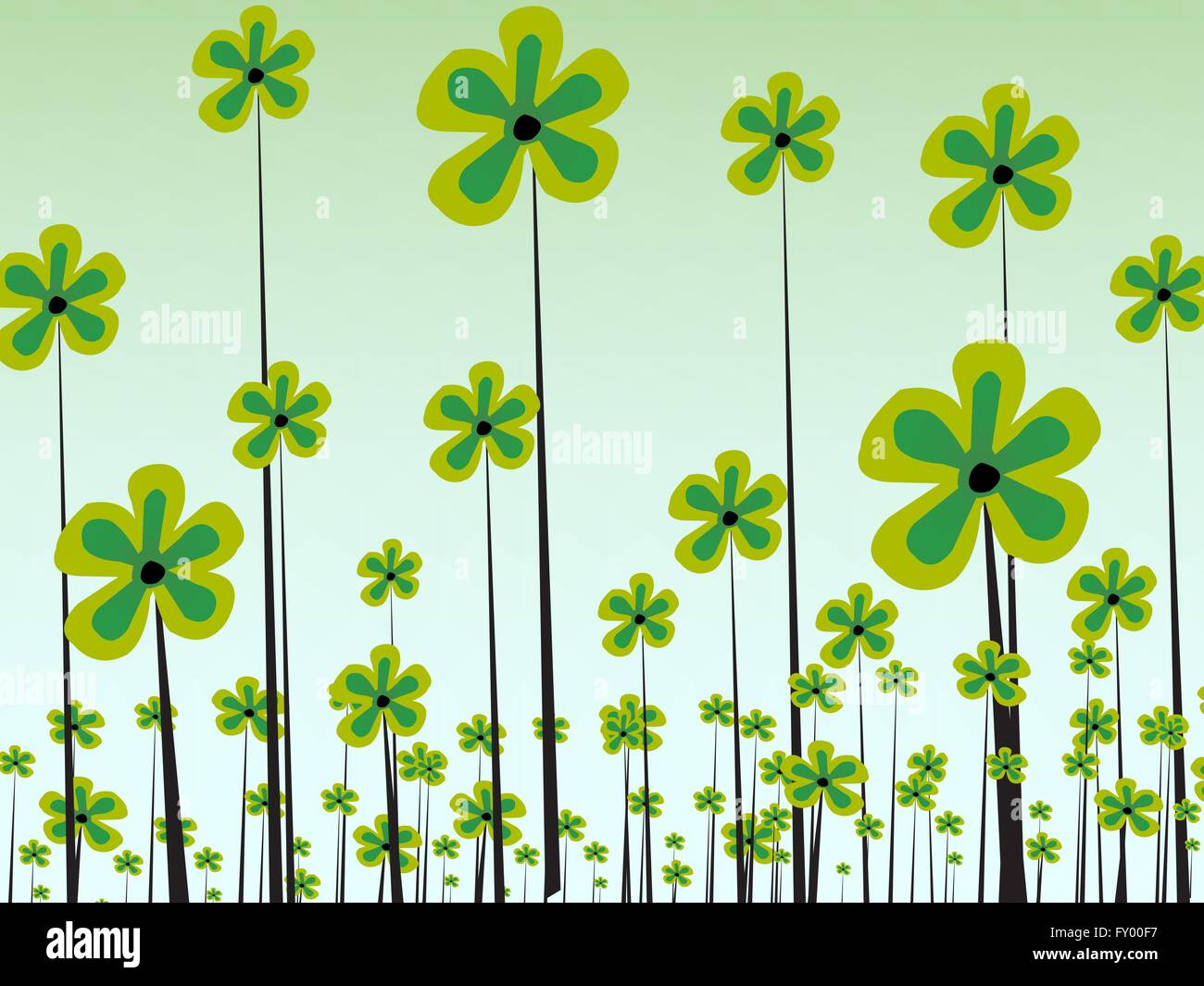 Set of trees with leaves Stock Vector Image & Art - Alamy
