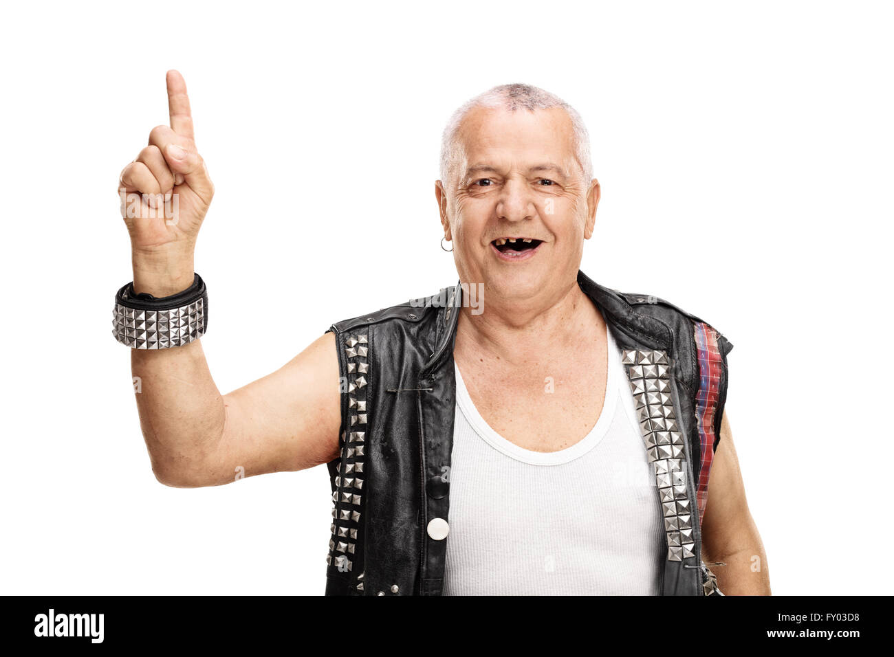 Old punk mature hi-res stock photography and images - Alamy