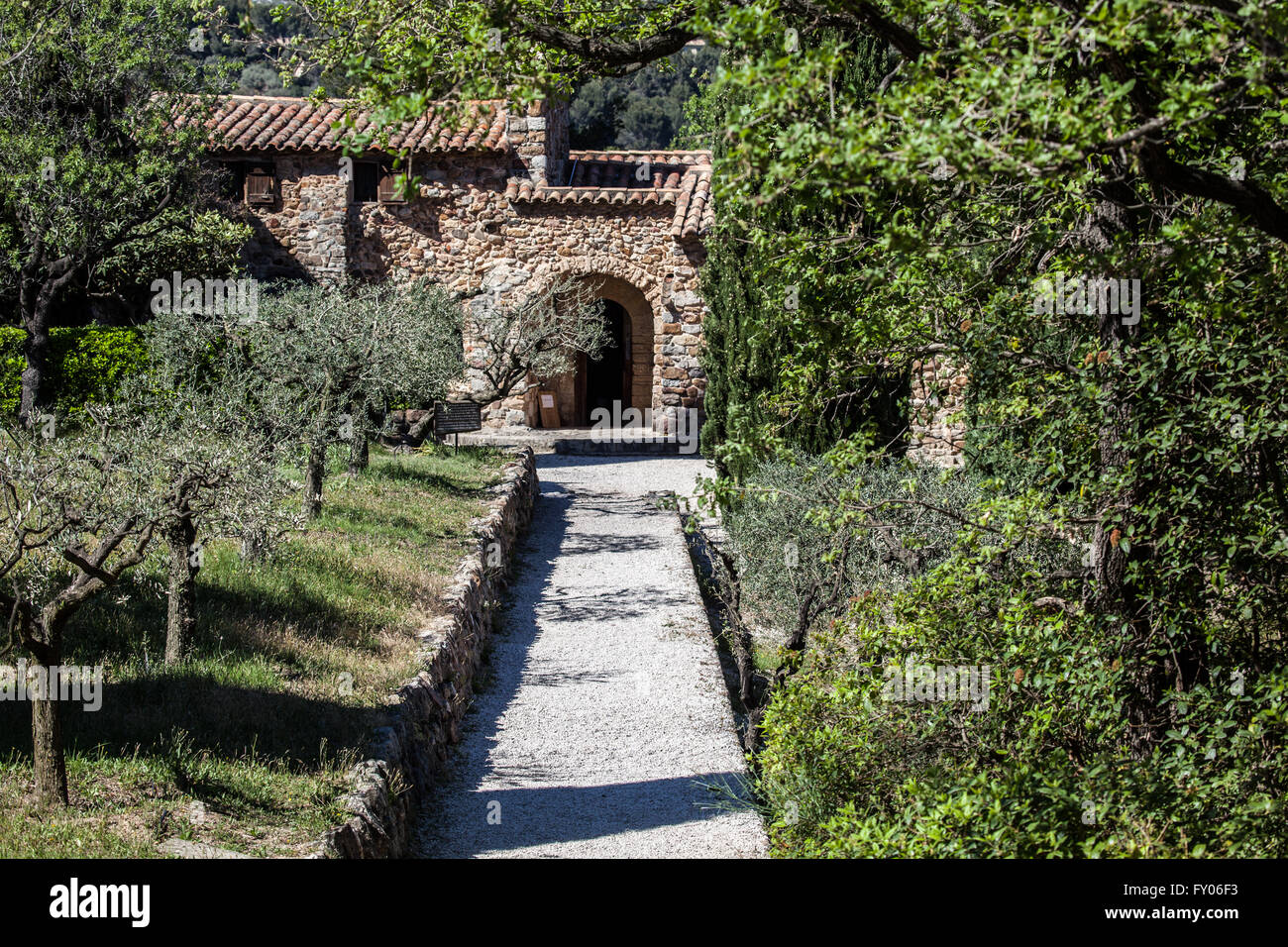 The Chapel of Our Lady of Pépiole (Six-Fours-Les-Plages,Var,France) Stock Photo