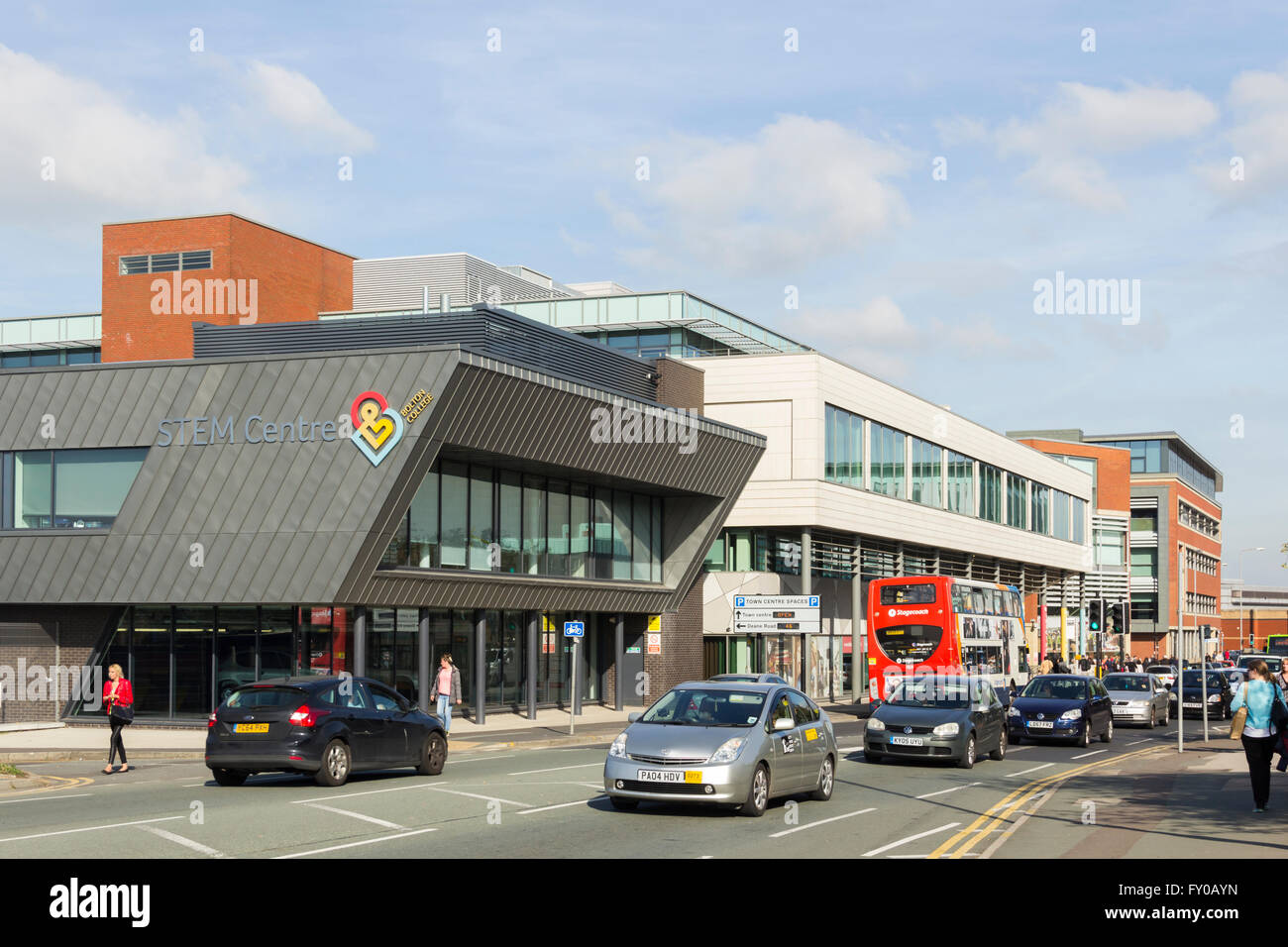 The STEM Centre and the main building of Bolton College on Derby Street ...