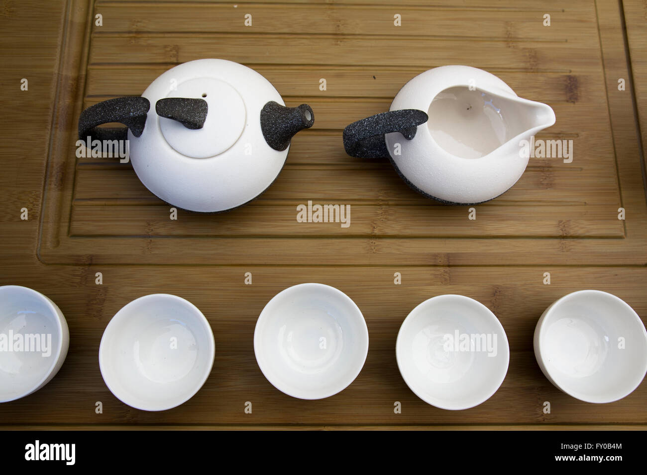 Chinese tea set Stock Photo Alamy