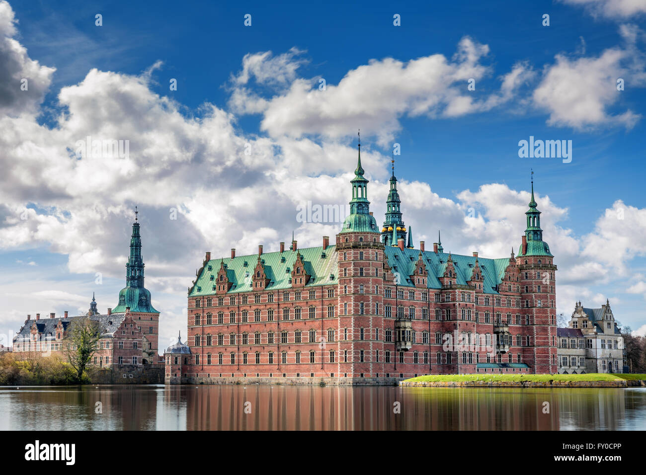 Frederiksborg Castle, Hillerød, Denmark Stock Photo