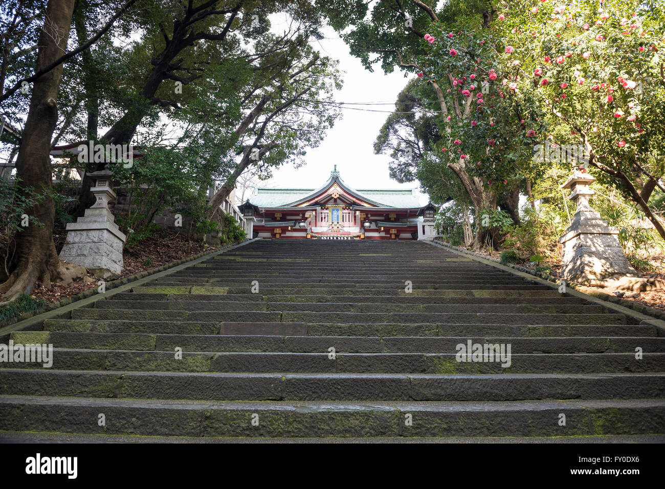 Shinto Hie Shrine in Nagatacho district, Chiyoda special ward of Tokyo, Japan Stock Photo