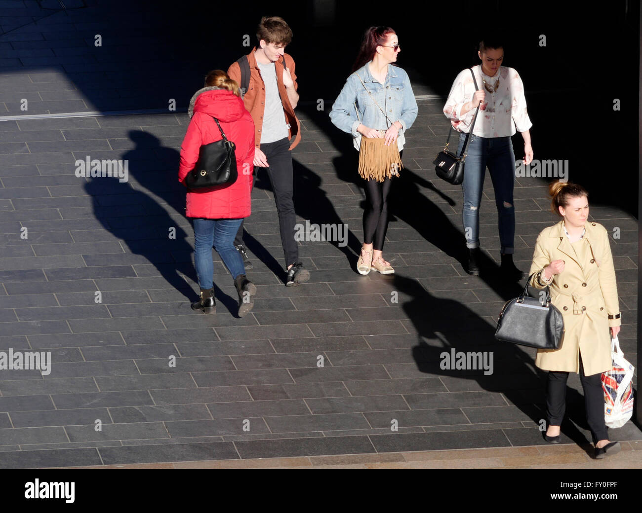 Shopping in Liverpool One England UK Stock Photo