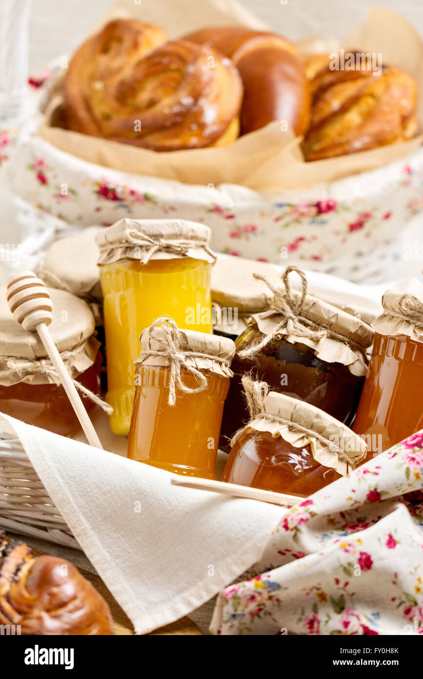 Isolated Box Of Honey Buns Stock Photo - Download Image Now