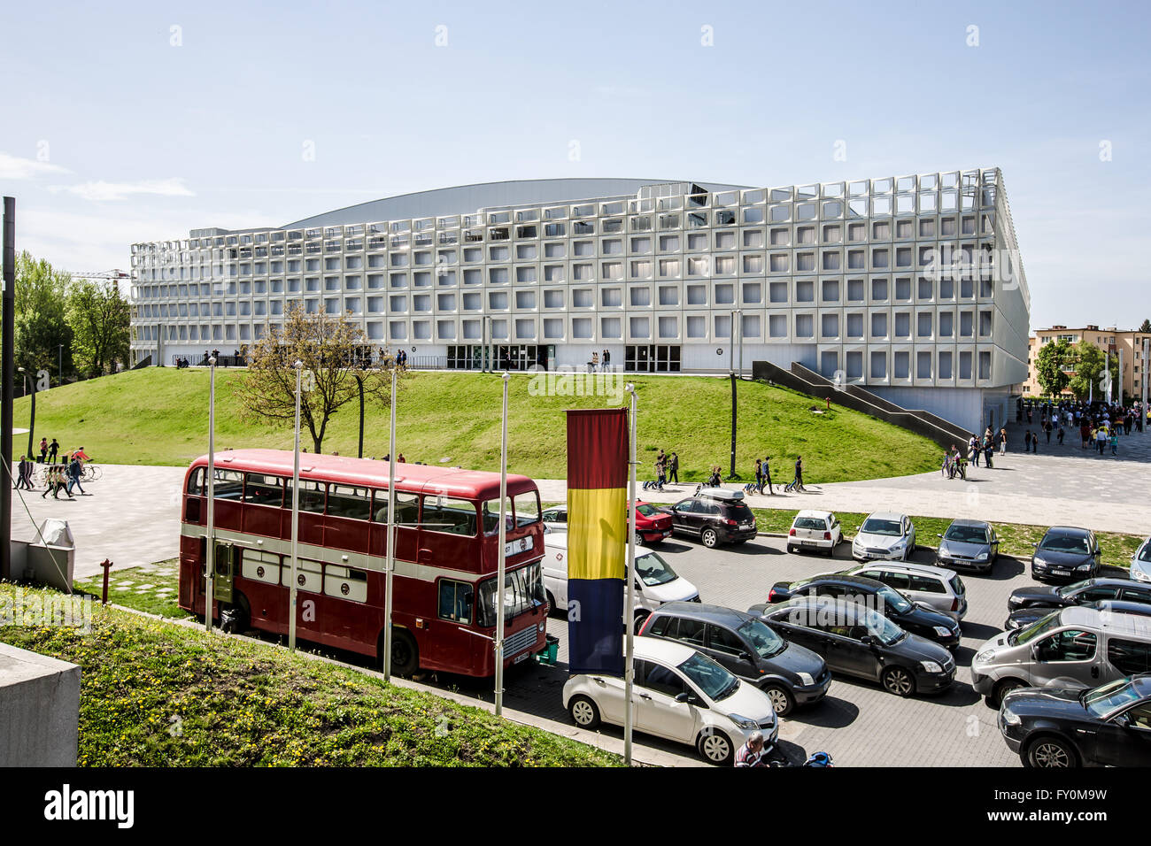View To Sala Polivalenta Cluj Napoca Romania Stock Photo Alamy