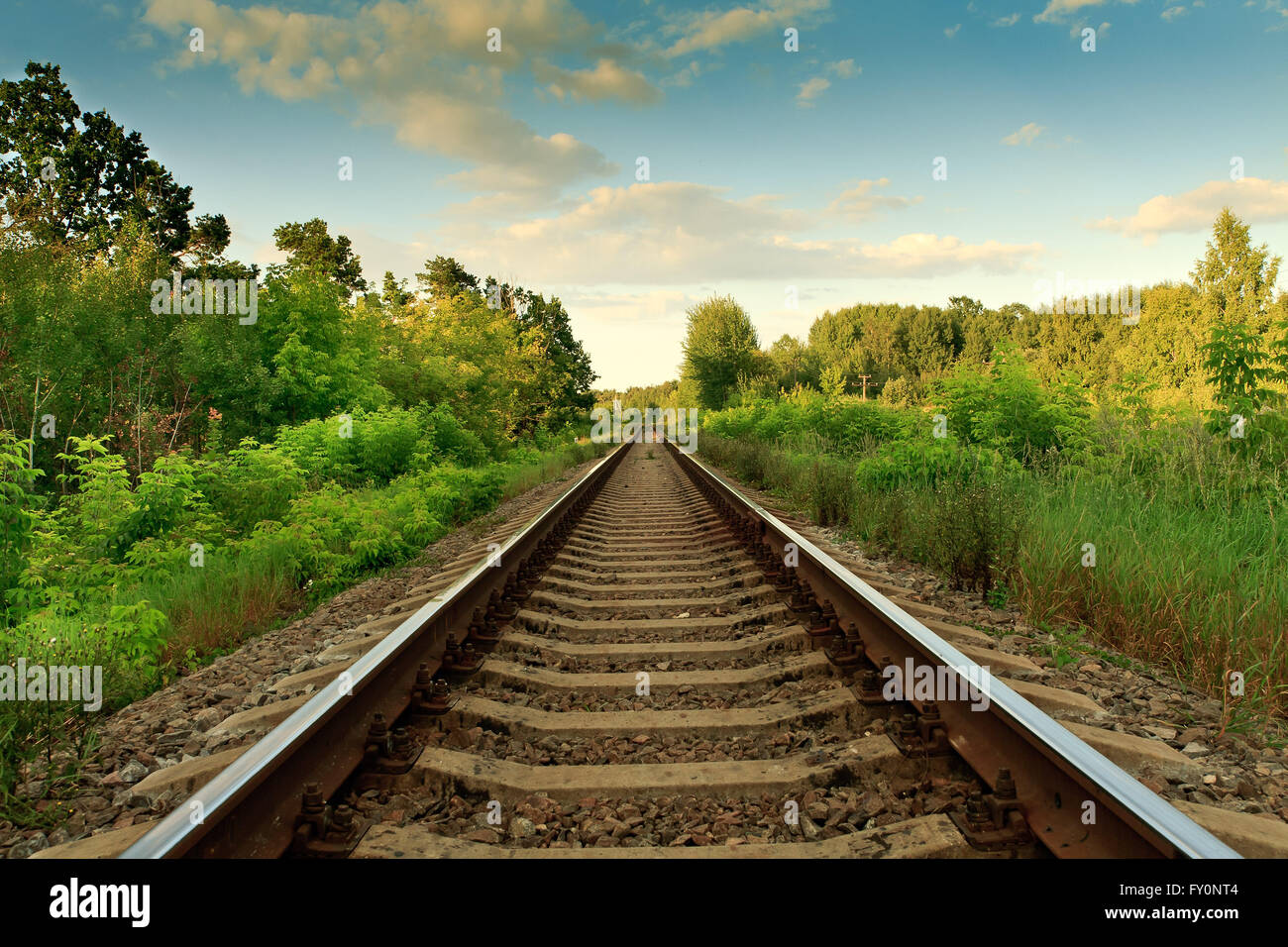 Rusty Railroad Rails High Resolution Stock Photography and Images - Alamy