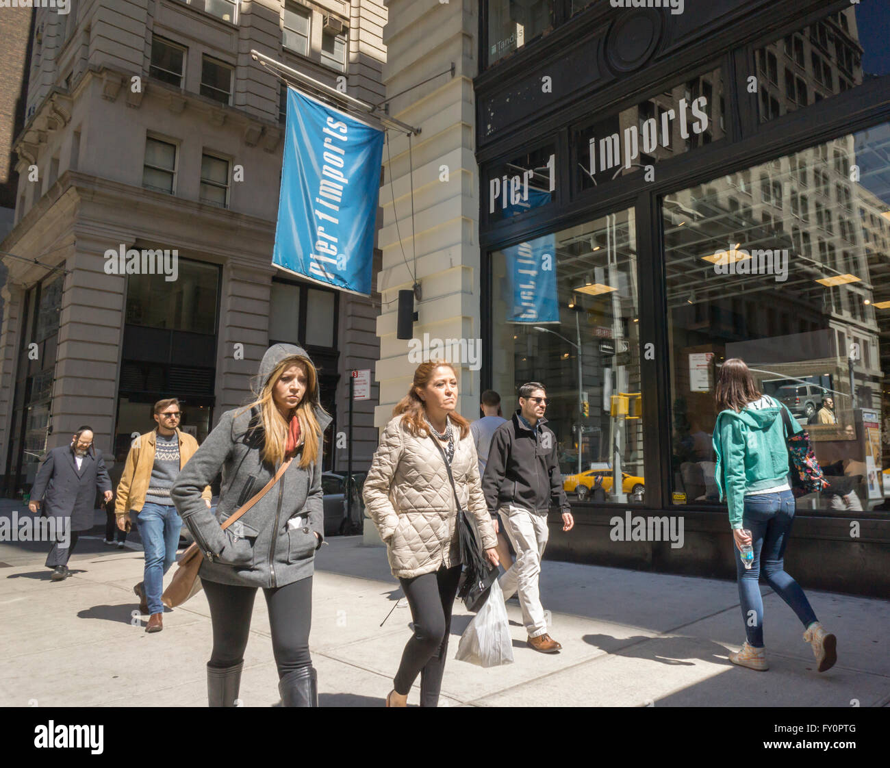 A Pier 1 Imports store on lower Fifth Avenue in New York on Friday