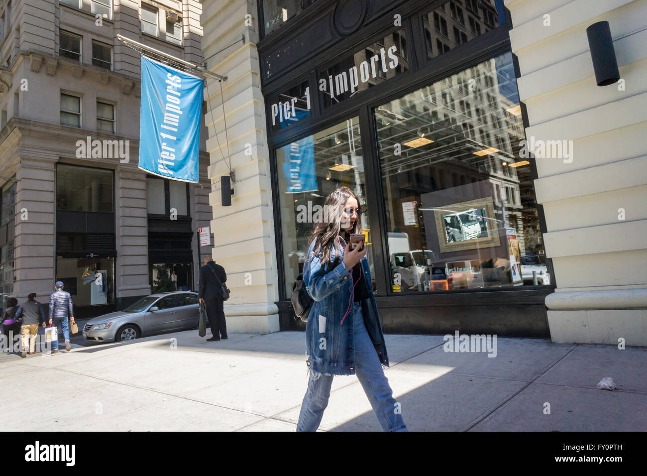 A Pier 1 Imports store on lower Fifth Avenue in New York on Friday