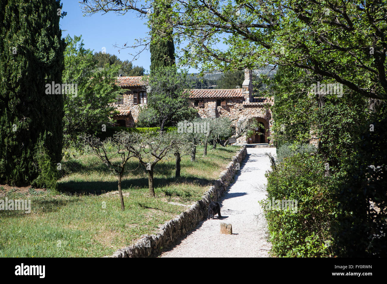 The Chapel of Our Lady of Pépiole (Six-Fours-Les-Plages,Var,France) Stock Photo