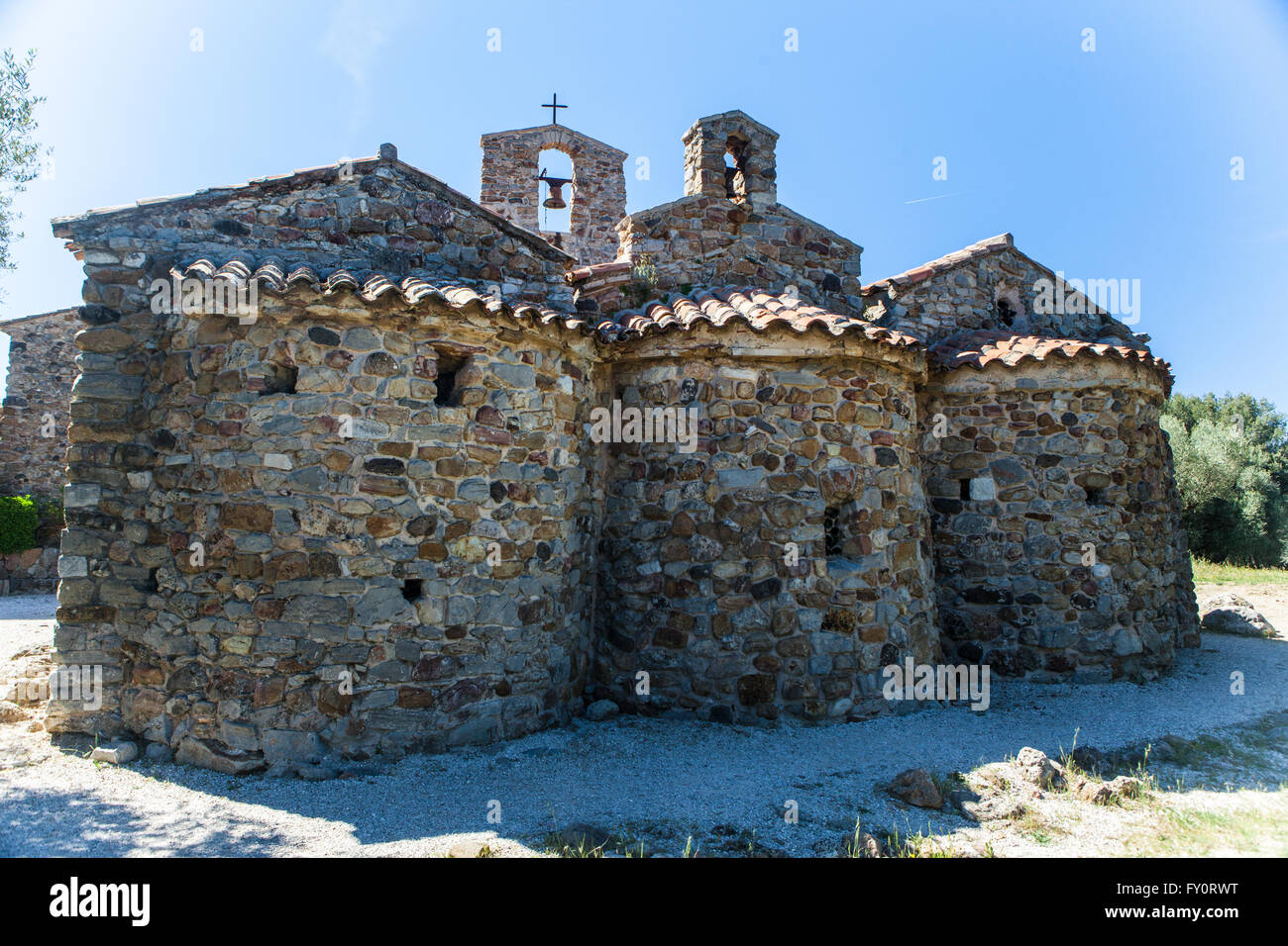 The Chapel of Our Lady of Pépiole (Six-Fours-Les-Plages,Var,France) Stock Photo