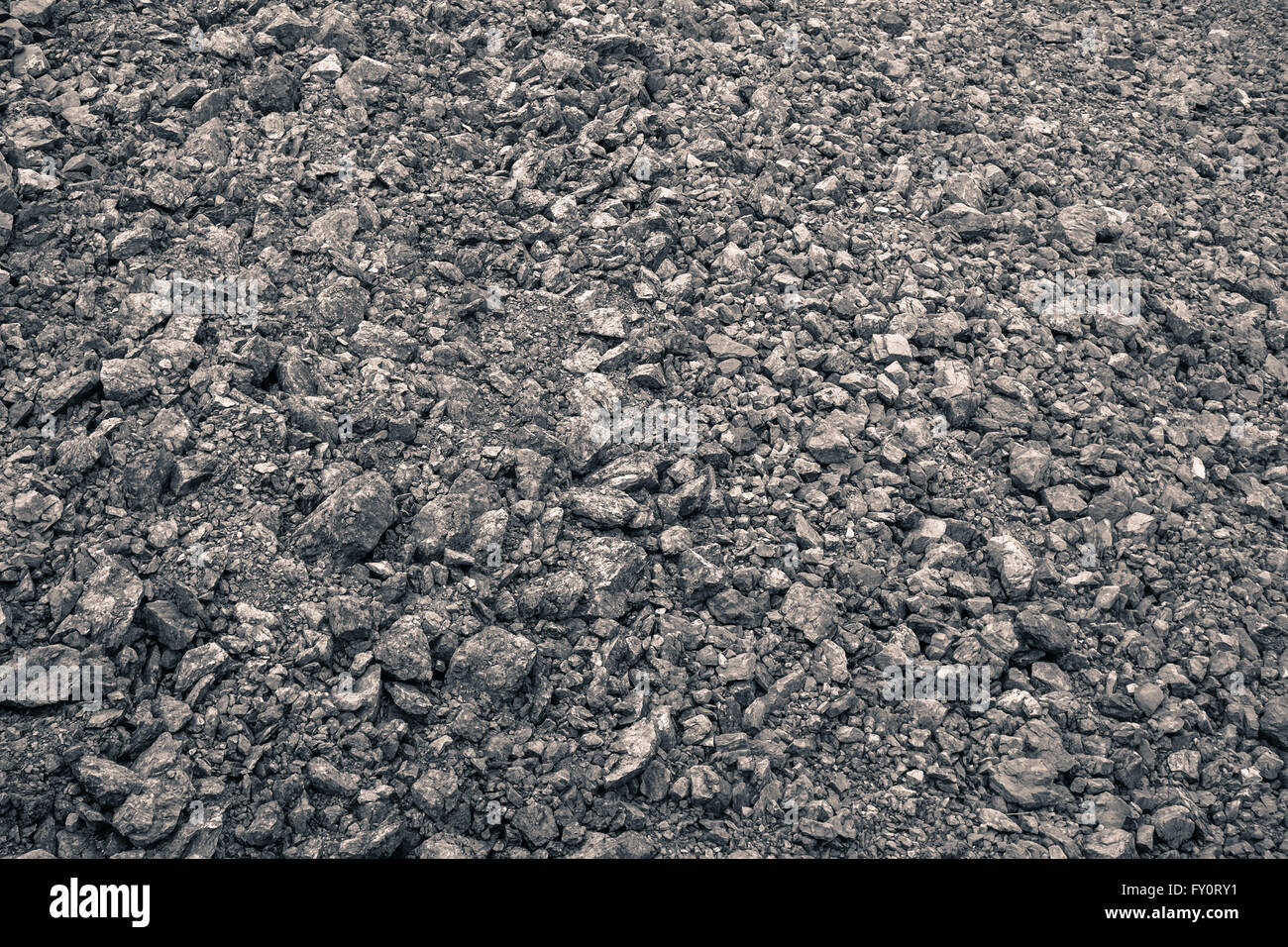 Good Looking Grey Rocks for Erosion control Stock Photo