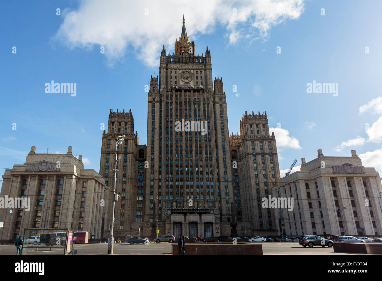 Russia, Moscow, Ministry of Foreign Affairs building Stock Photo