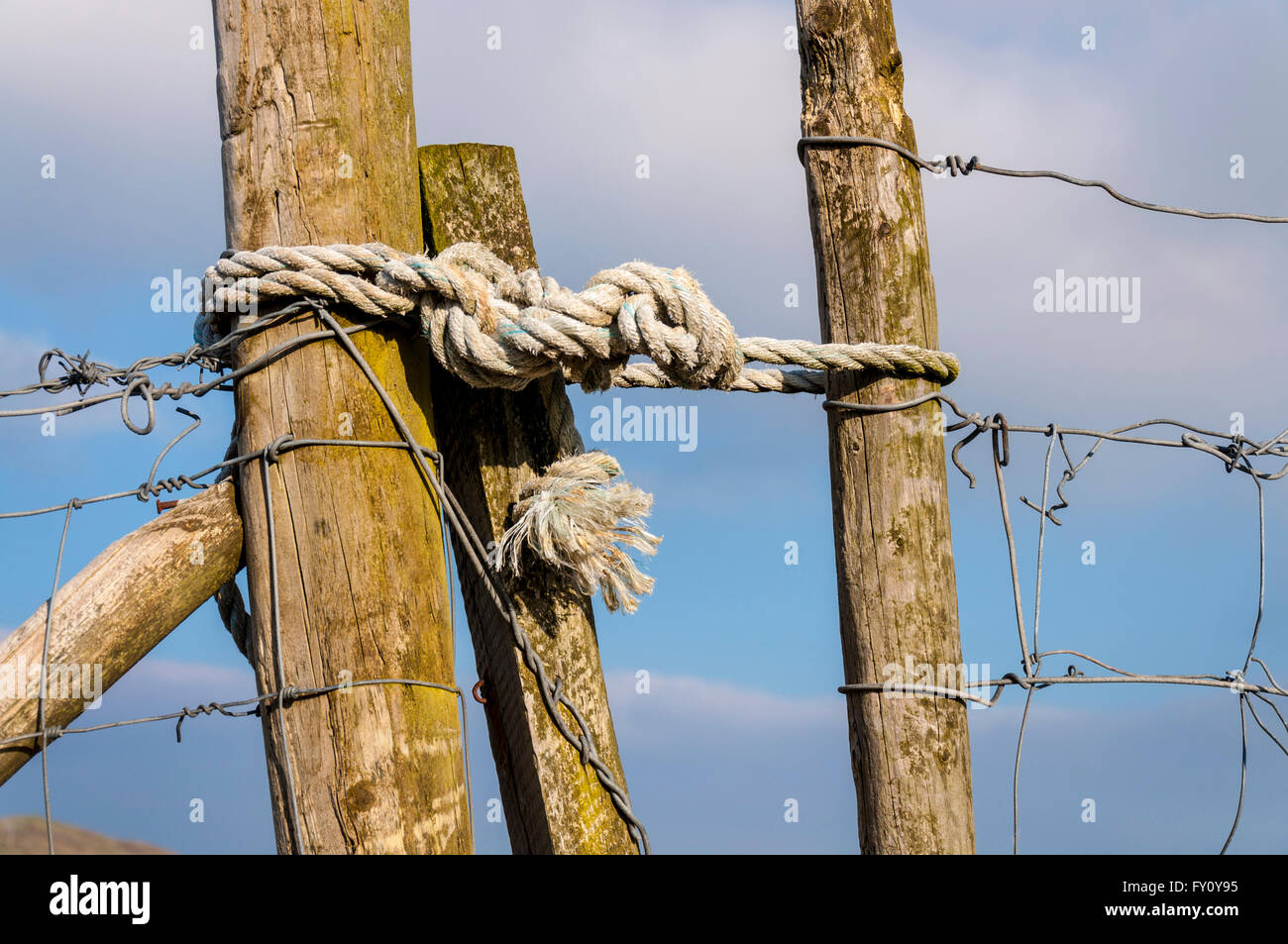 Rope and post barrier hires stock photography and images Alamy