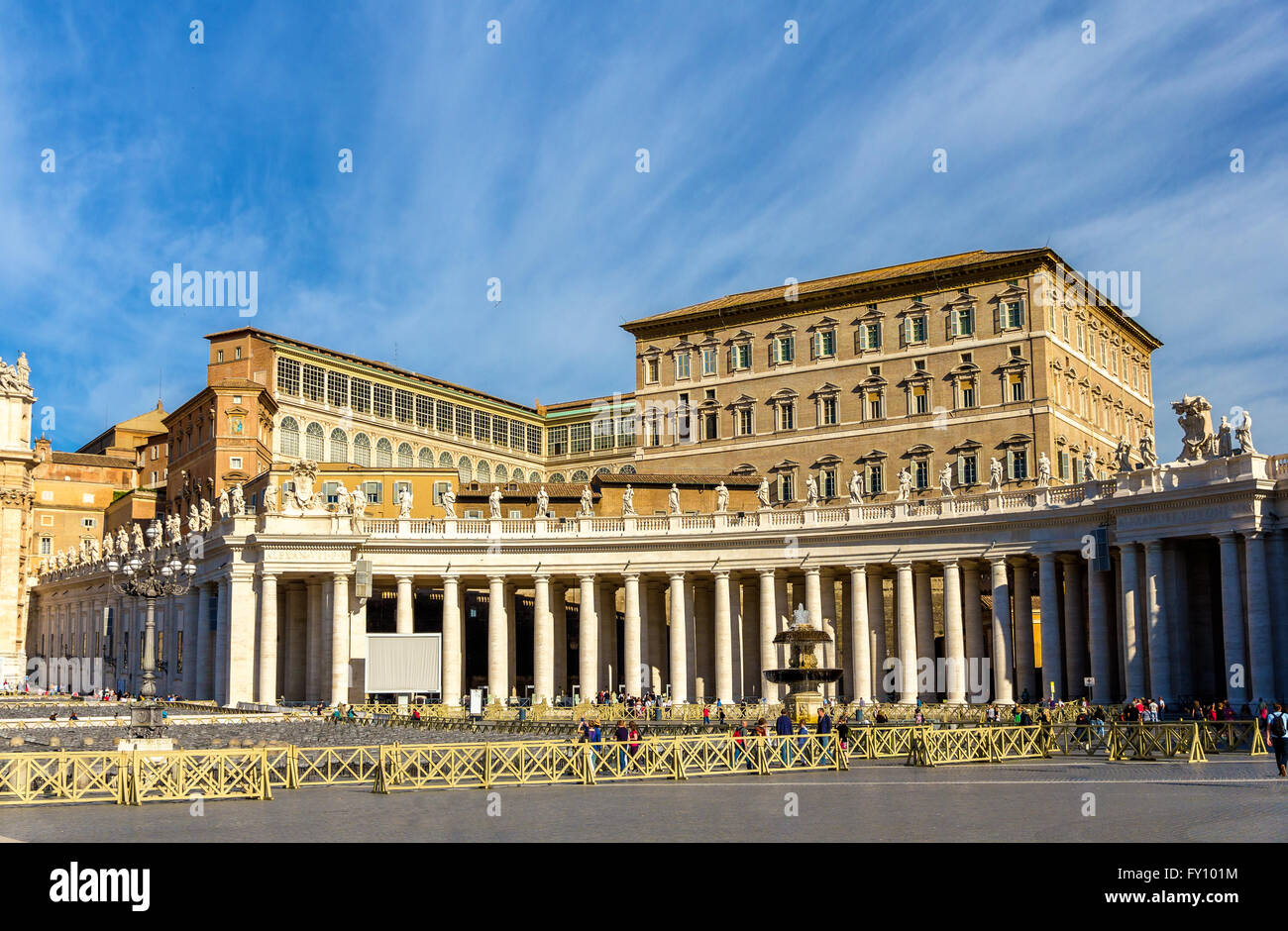 The Apostolic Palace in the Vatican city Stock Photo