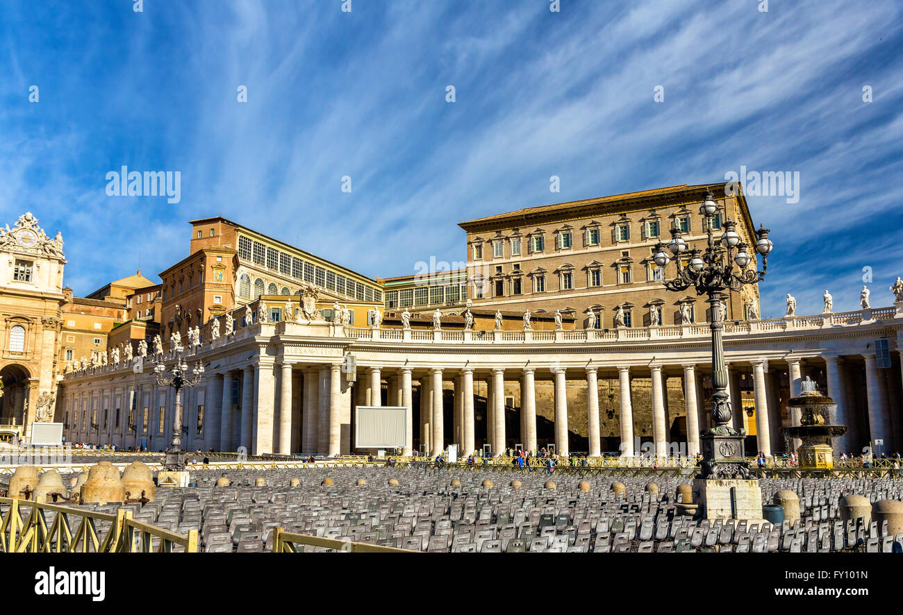 The Apostolic Palace in the Vatican city Stock Photo - Alamy