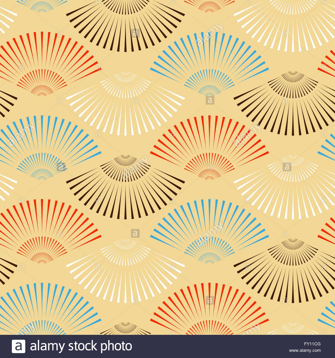 Fan Shape Stock Vector Images Alamy