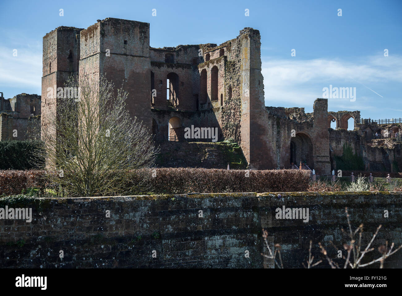 Kenilworth Castle, Warwickshire, England, UK Stock Photo