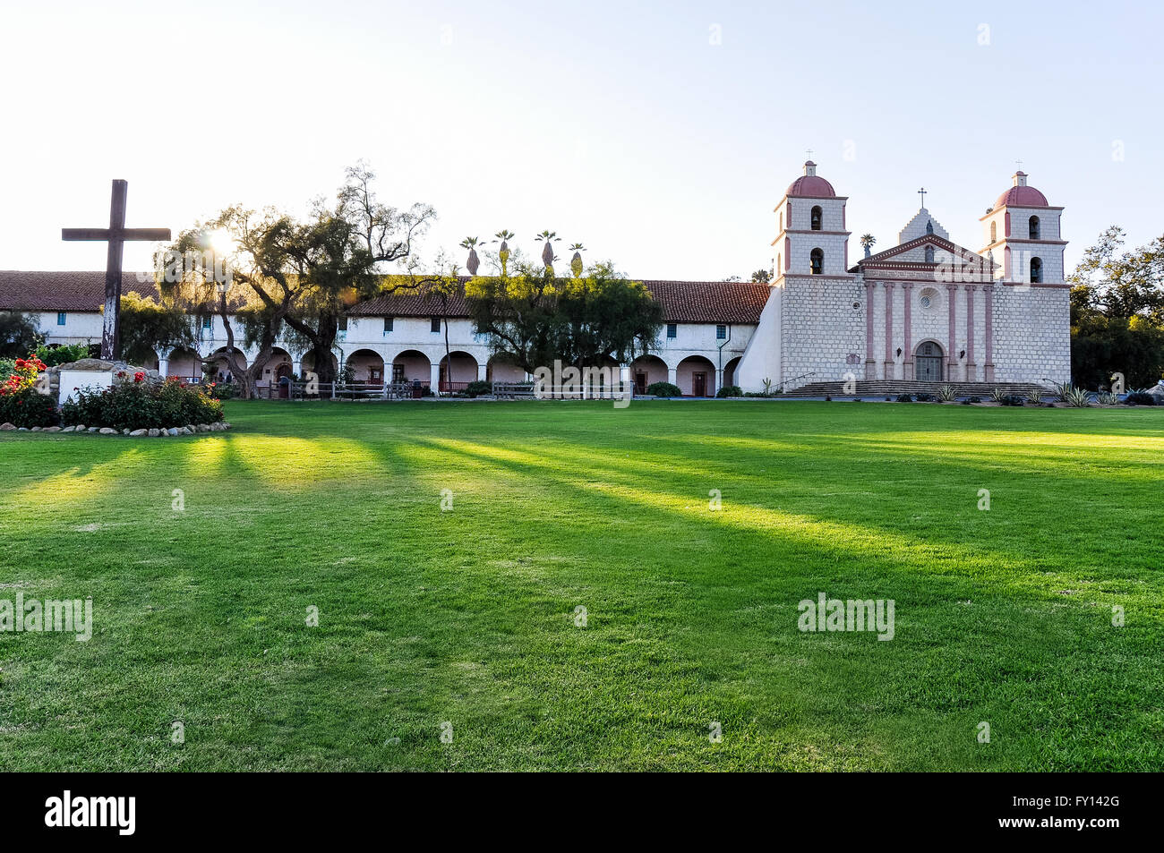 Santa Barbara Mission Stock Photo