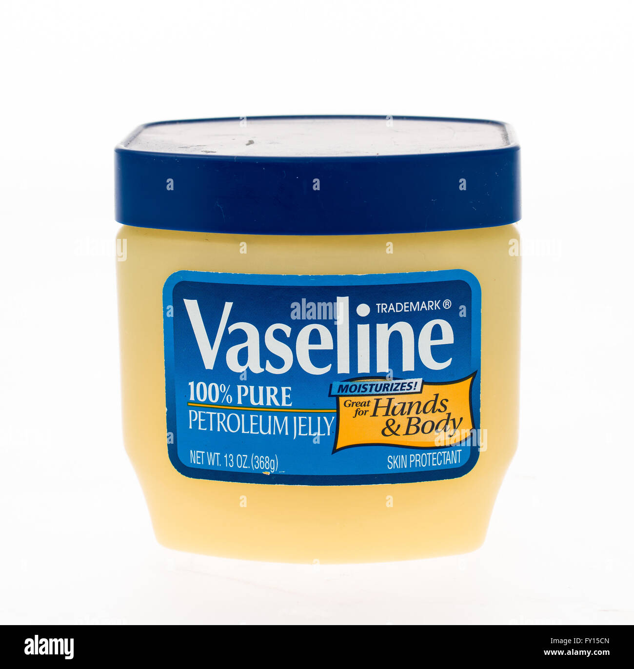 Winneconne, WI - 20 April 2015:  Jar of Vaseline petroleum jelly Stock Photo