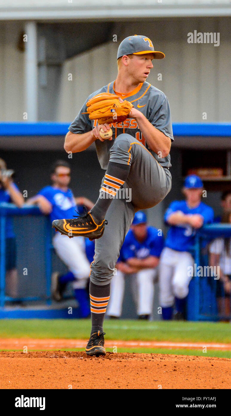 April 19, 2016 Eric Freeman 41 pitching during the game between the