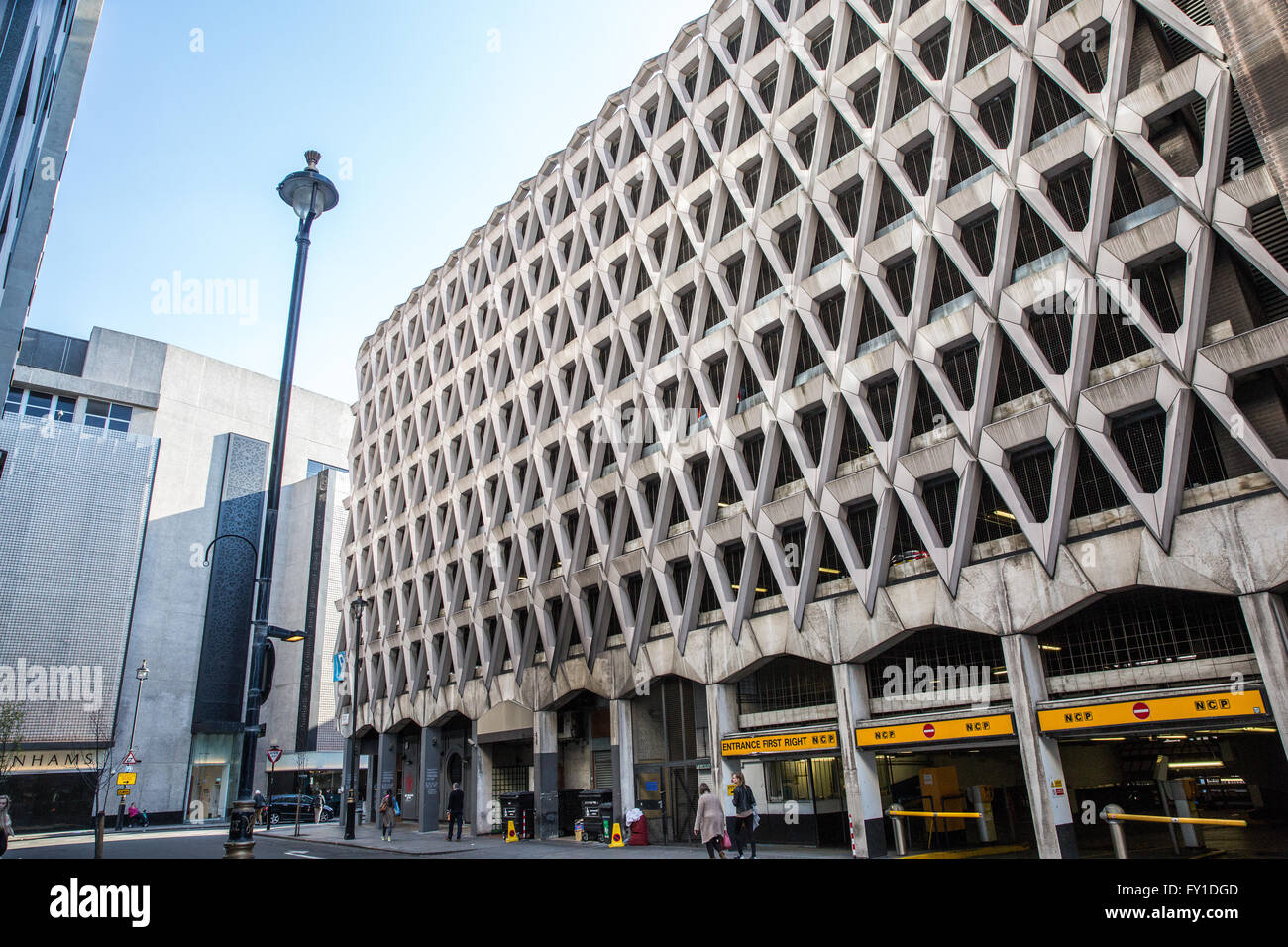 London, UK. 19th April, 2016. The Welbeck Street multistorey car park