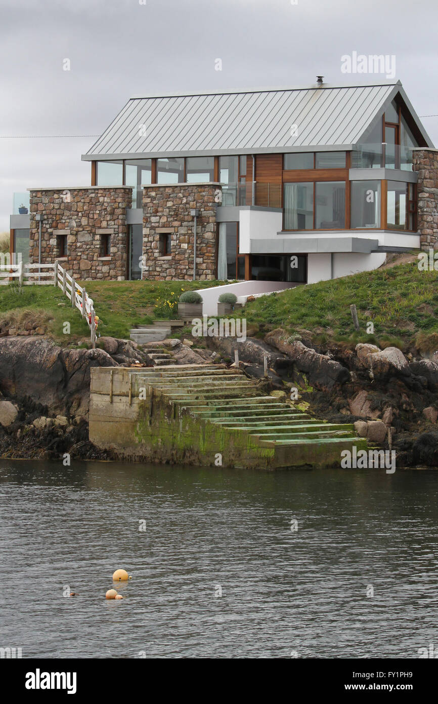 Modern house on Rutland Island near Burtonport Stock Photo Alamy