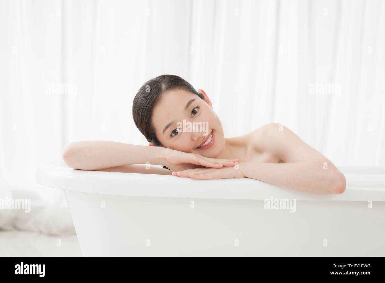 Beautiful teenager bath hi-res stock photography and images - Alamy