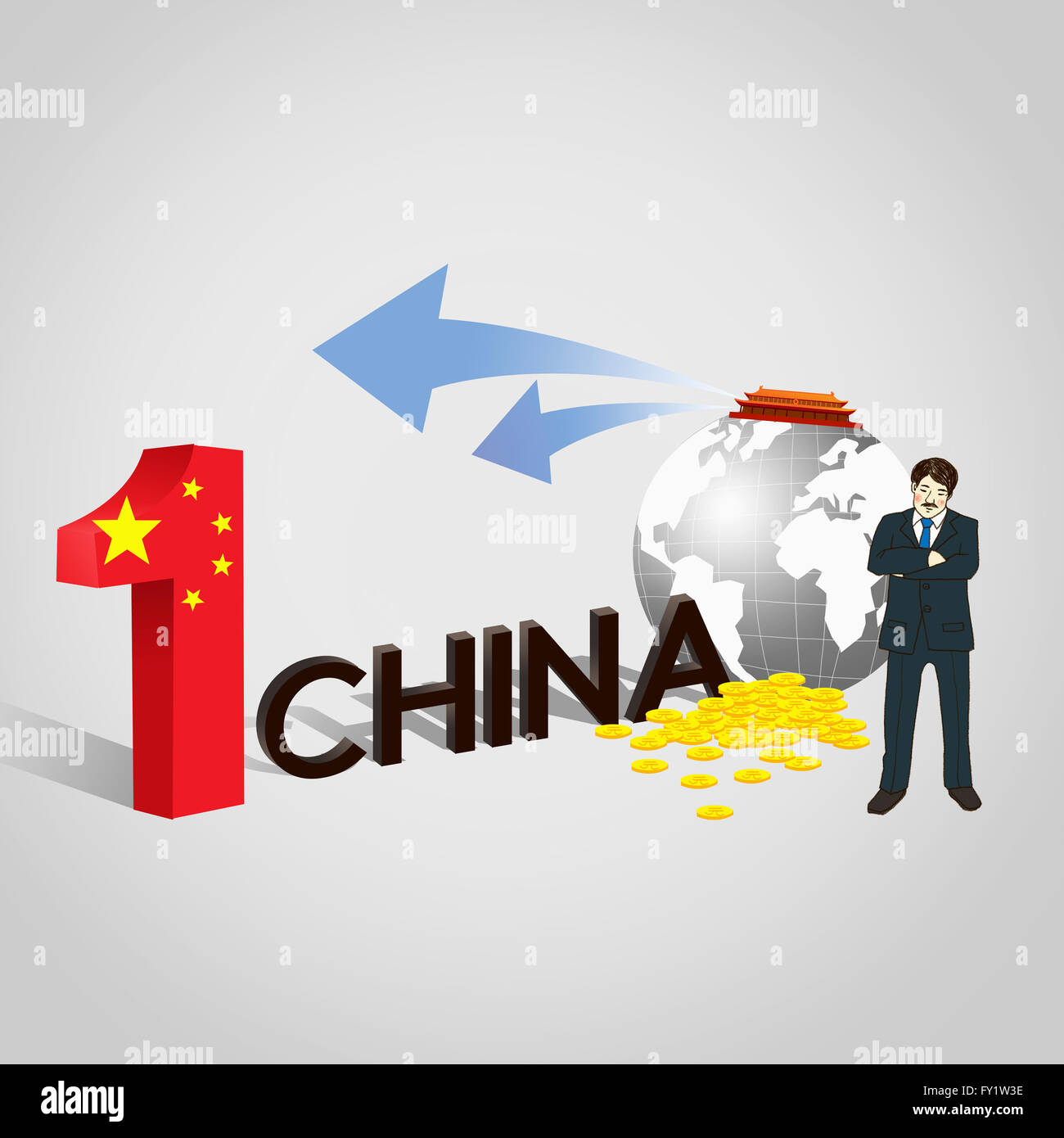 Illustration Representing Economic Development In China Stock Photo Alamy Illustration Representing Economic Development In China Stock Photo Alamy