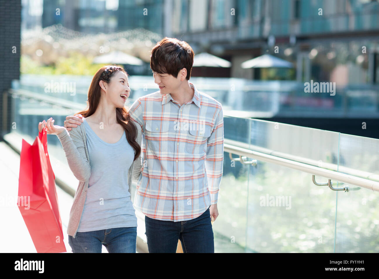 Walking out together hi-res stock photography and images - Alamy