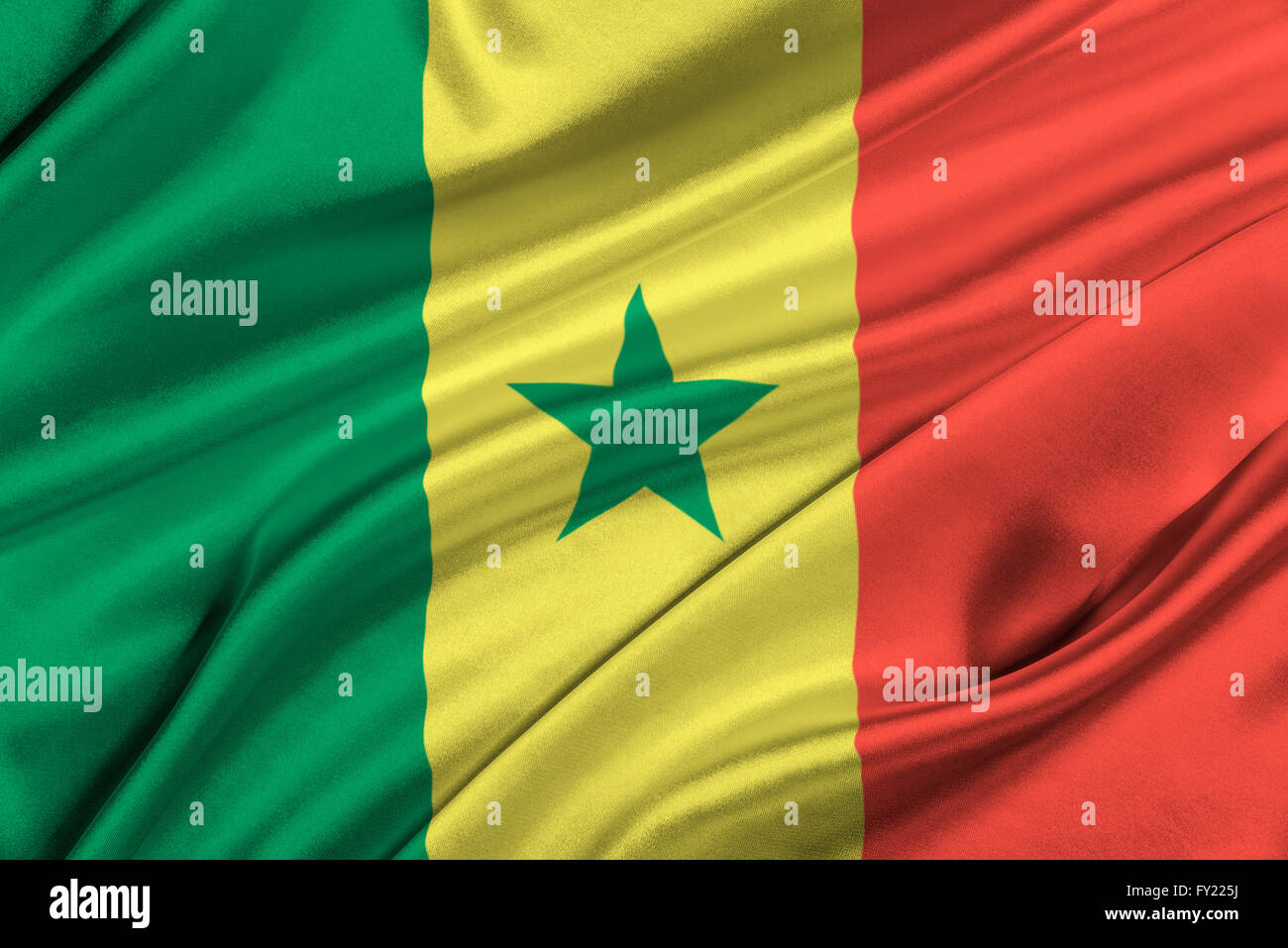 Senegal flag hi-res stock photography and images - Alamy