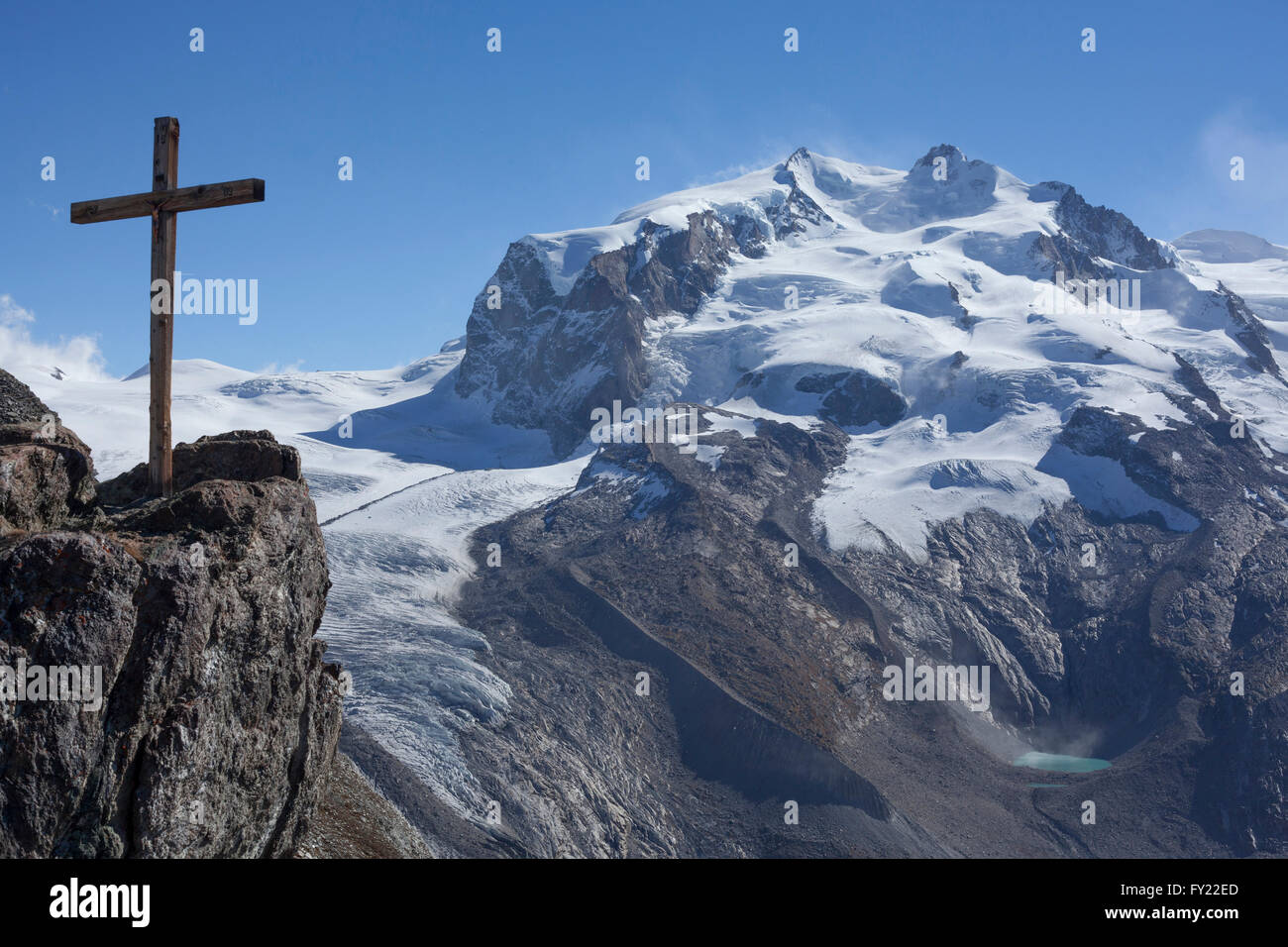 Monte rosa mountain gornergrat hi-res stock photography and images - Alamy