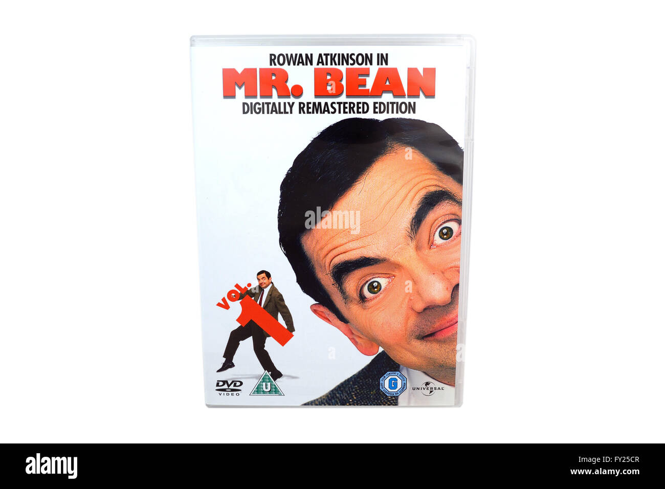 BARCELONA, SPAIN - DEC 27, 2014: Mr. Bean, British television programme series written by and starring Rowan Atkinson. Stock Photo