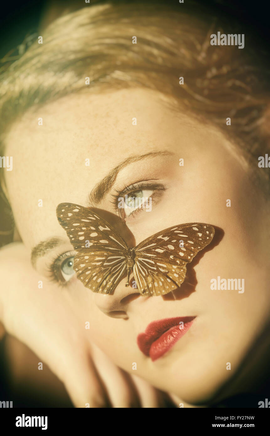 Butterfly face hires stock photography and images Alamy