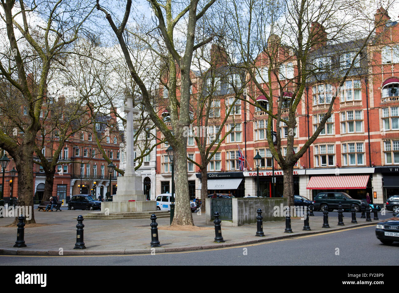 Sloane Square - London UK Stock Photo