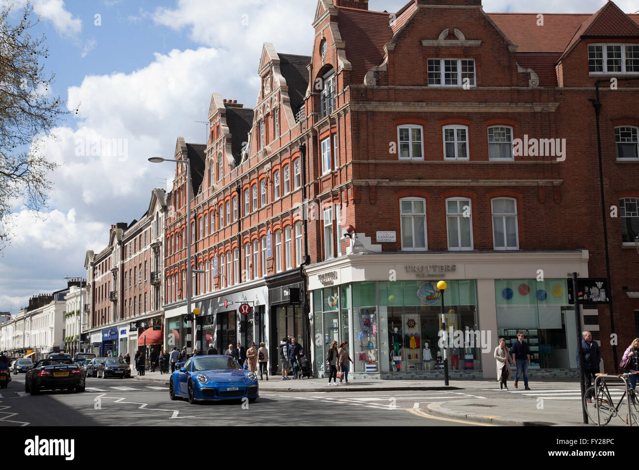Kings Rd in London SW3 UK Stock Photo Alamy