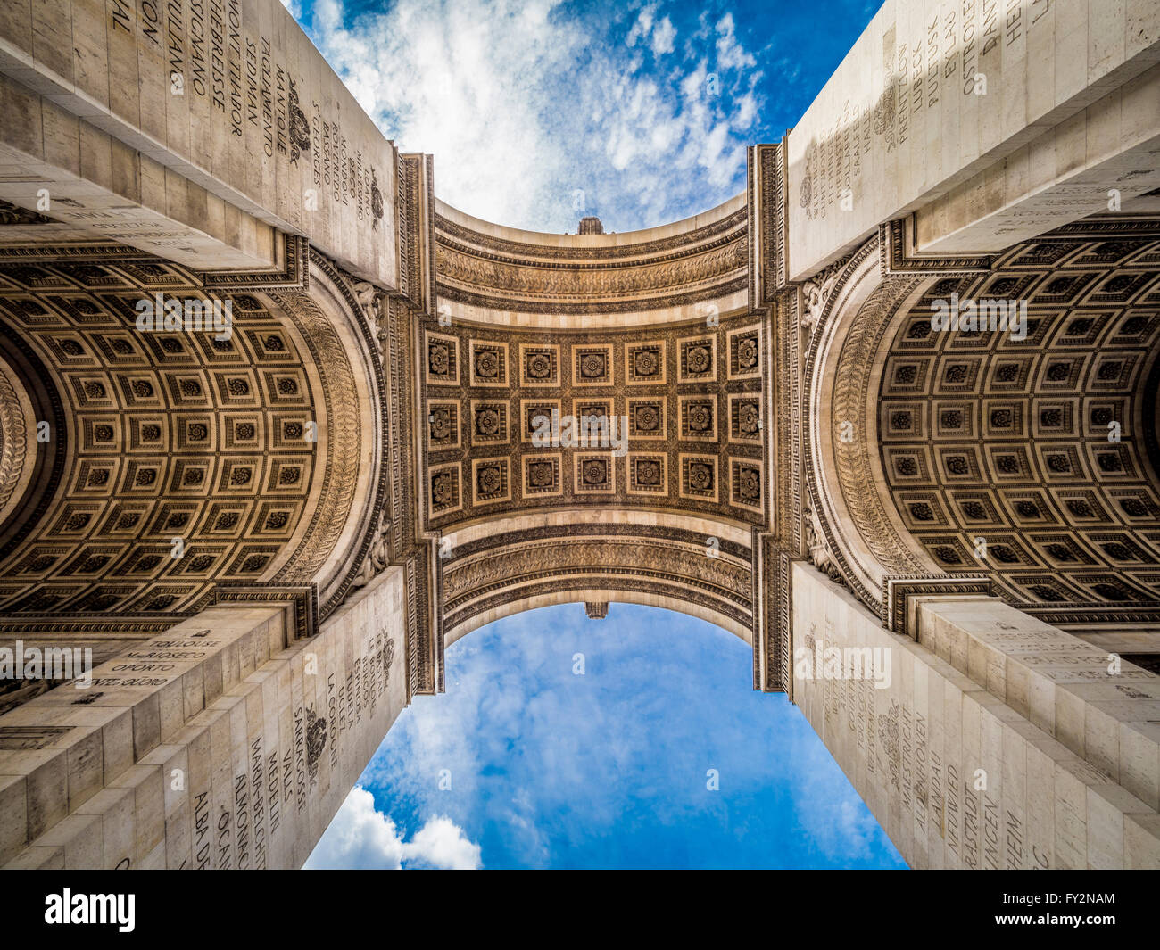 Arc de Triomphe, Paris, France. Stock Photo