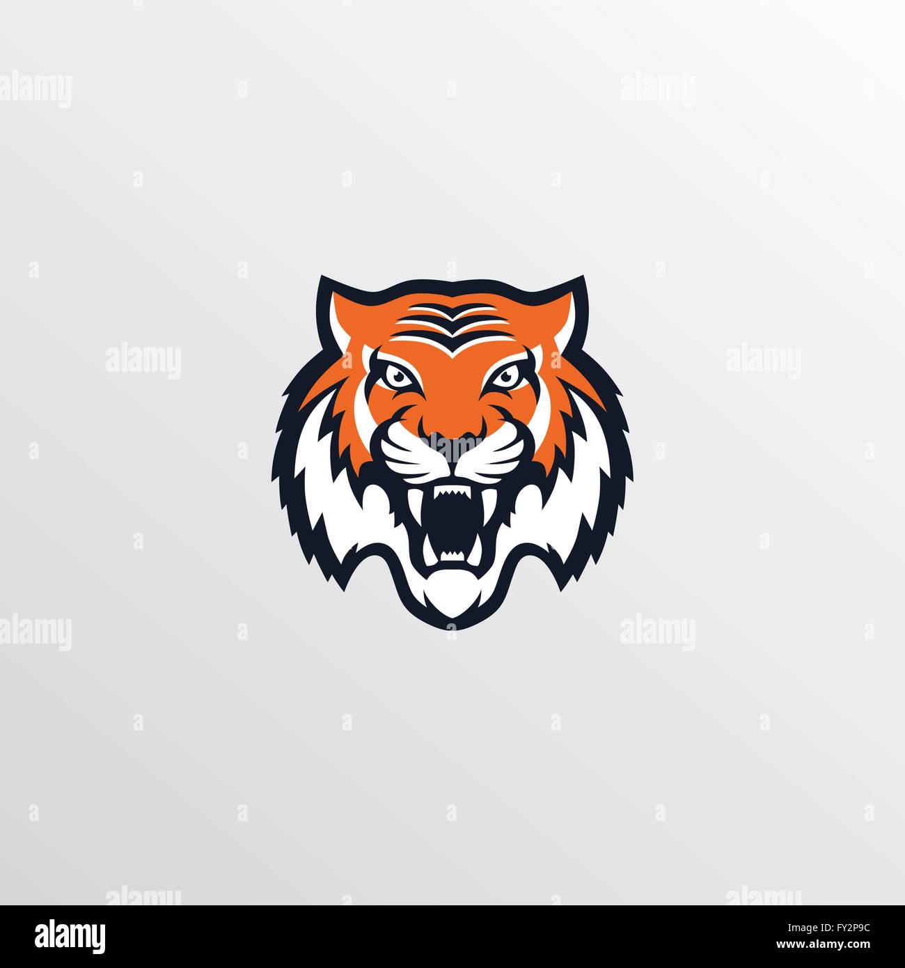 tiger head logo Stock Vector Image &amp; Art - Alamy