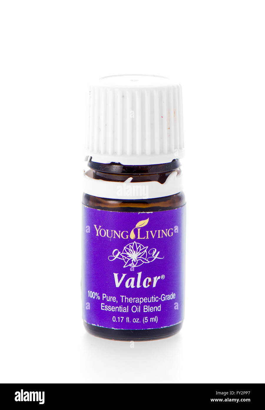 Winneconne, WI 19 February 2015 Bottle of Young Living Valor