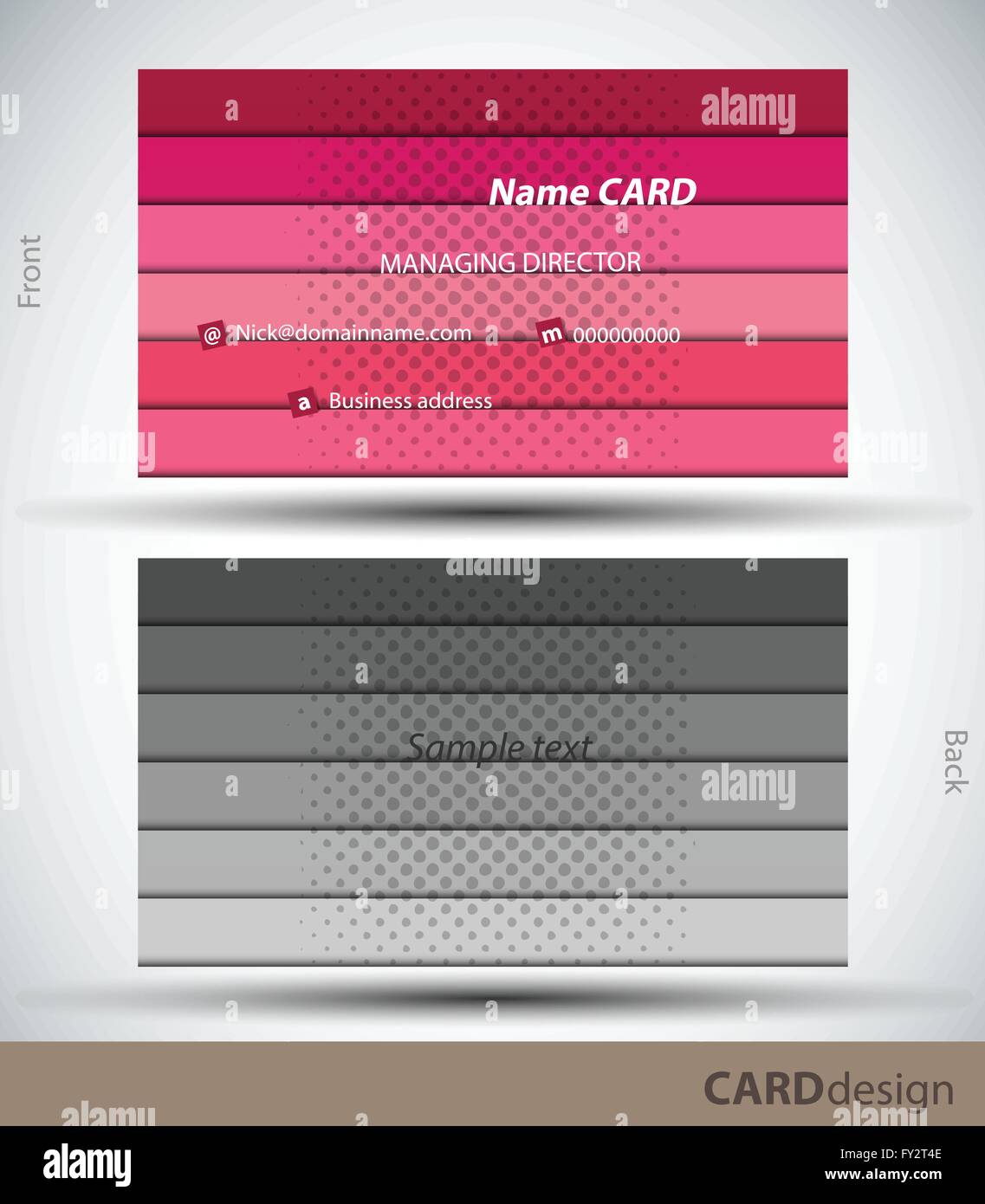 Card design template Stock Vector Image & Art - Alamy