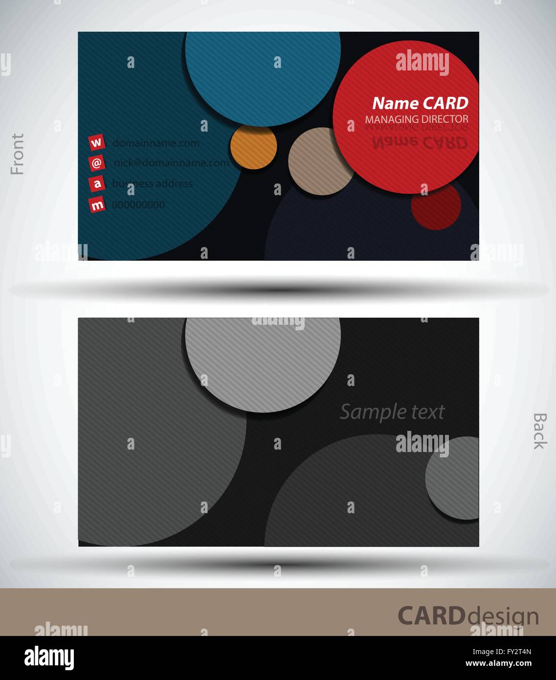 Card design template Stock Vector Image & Art - Alamy
